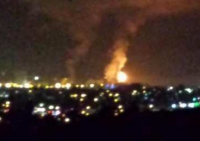 В Калифорнии горит нефтеперерабатывающий завод компании Chevron (видео)