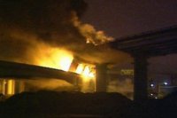 В Мариуполе взорвали железнодорожный мост