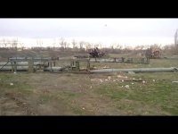 Склад боеприпасов для РСЗО "Ураган" ВСУ после точного попадания артиллерии ополчения