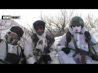 Горловка. Разведка с полевым командиром Ольхон и его Рождественское видеообращение с передовой. 18+