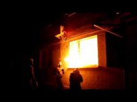 Видео поджога националистами офиса Компартии в Киеве