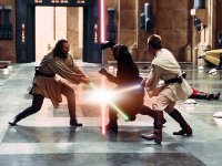 Эпичная битва световых мечей