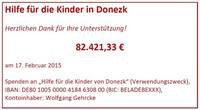 Депутаты Бундестага намерены создать Международный фонд поддержки детей Донбасса