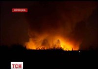 В Херсонской области взорвался склад боеприпасов