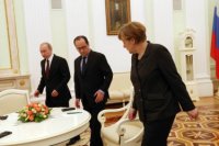 Меркель, Олланд и Путин договорились созвониться