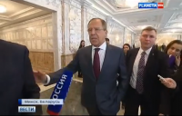 Сергей Лавров мы идём есть сало (Минск 11.02.15)