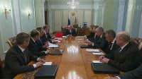 Владимир Путин провел в Ново-Огарево оперативное совещание с членами Совбеза РФ