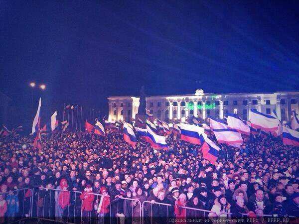 К годовщине ухода Крыма из страны вчерашнего сала.