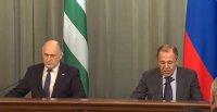Пресс-конференция Сергея Лаврова и главы МИД Абхазии