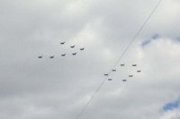 Подготовка к параду - воздушная часть