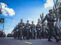 Фото- видеорепортаж с подготовки к Параду Победы в Донецке