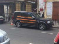 Георгиевскую ленту нарисовали на машине генконсула Польши в Иркутске