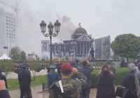 На параде Победы в Грозном «взяли Рейхстаг»