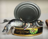 Сказка о латвийской шпротине. Очень страшная