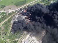 Эколог в пожаре на нефтебазе обвинил Яценюка