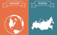 Украинские креативщики представили плакаты "Украина - это не Россия"