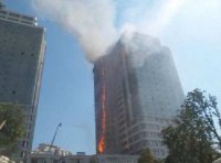 В одессе в Аркадии горит Гагарин Плаза