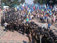Не смейте применять силу. Штурм Верховной Рады