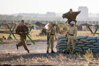 На набережной Амура прошла масштабная реконструкция Боевых действий 1945 г.