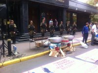 Украинских военных сварили в котле прямо в центре Киева