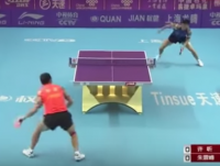 Видео: Китайцы превзошли себя, показав "космический" пинг-понг