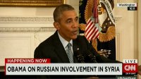 Обама: Путин пошел в Сирию не из силы, а из слабости