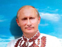 Путин в вышиванке — страшный сон свидомых