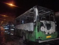 В Полтаве женщина бросила «коктейль Молотова» в пассажирский автобус