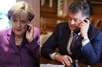 Порошенко получил от Меркель «волшебный пендель» за энергоблокаду Крыма