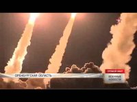 Кадры ночных пусков «Искандер-М» в Оренбургской области