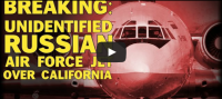 Неопознанный самолет ВВС России над Калифорнией?