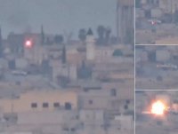 Водитель пикапа уклонился от управляемой ракеты в Сирии