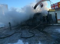 В Харькове горела новогодняя ярмарка