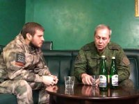 Говорим о НОД и войне. Александр Ростовский и Эдуард Басурин. Донецк 27.12.15