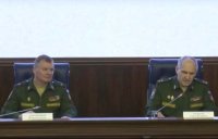 Пресс-брифинг нач. ГОУ ГШ ВС РФ генерал-лейтенанта Сергея Рудского