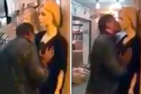 Голодуха... Мигрант насилует манекен посреди оживленного торгового центра (Видео)