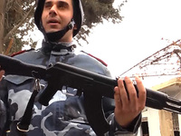 Спецназ МВД Сирии опробовал на передовой новые АК-104