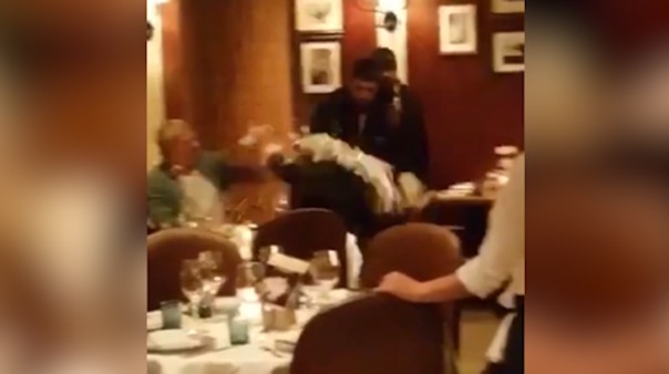 Видео нападения с тортом на Касьянова