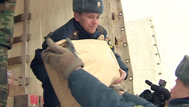 Первая в этом году партия гуманитарной помощи отправлена в Донбасс