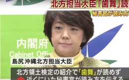 Министр Японии на своем не разумеет