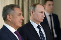 Владимир Путин запустил производство на заводе «Аммоний»