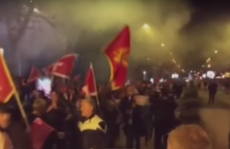 Массовые антиправительственные протесты в Черногории 27 февраля 2016