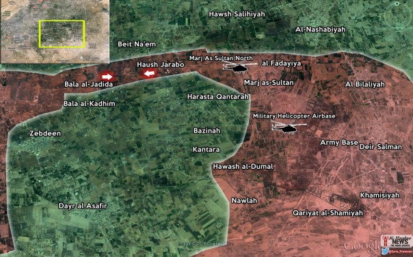 Сирийская армия закрывает котел в восточной Гуте. Сирийские войска теснят боевиков по нескольким направлениям в Алеппо
