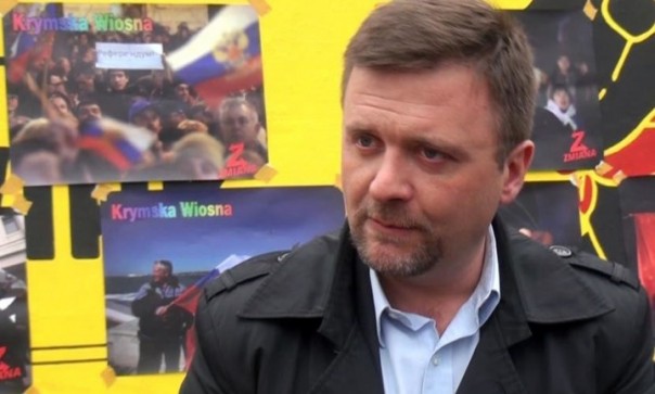 Поляки устроили в центре Варшавы акцию в честь воссоединения Крыма с Россией