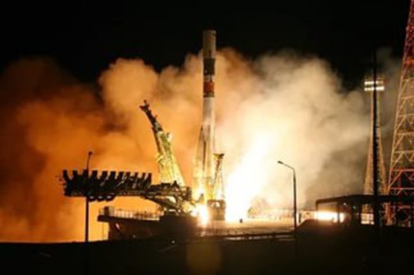 Видеотрансляция пуска грузового корабля "Прогресс МС-02" с грузом для МКС