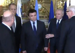 Клим Чугункин попытался занять место Штайнмайера на встрече в Париже