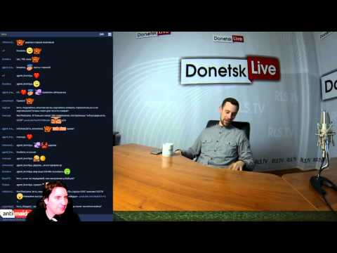 В студии Donetsk Live военные корреспонденты Михаил Андроник и Джон Коннор