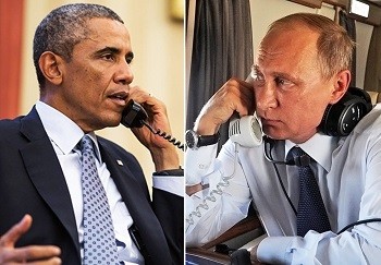 Путин и Обама. Телефонная дискуссия