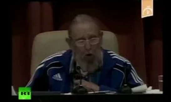 Фидель Кастро появился на закрытии 7-го съезда ЦК Кубинской Компартии