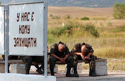Как офицеры ВСУ «днюху» на передовой отмечали